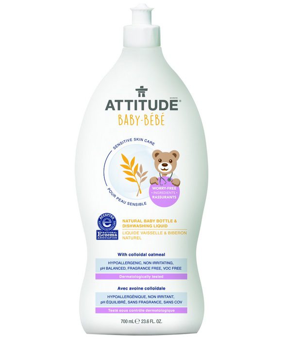Oorlogsschip pariteit plaag Attitude Sensitive Skin - Baby natuurlijke zuigflessen- en afwasmiddel -  Eco-Brands