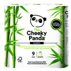 Cheeky Panda 9 rollen in verpakking